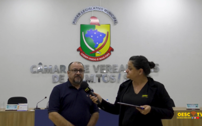 Vereador e Presidente do Poder Legislativo de Palmitos, Cláudio El Salvador (PP), fala sobre viagem a Florianópolis