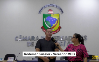 Vereador Rodemar Kussler MDB fala sobre Projeto do Executivo Palmitos 006/2024