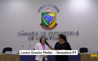 Vereadora do PT loreci Orsolin Pfeifer retorna ao Legislativo de Palmitos