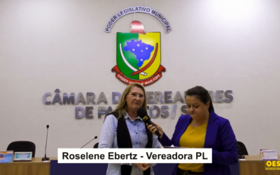 Vereadora Roselene Ebertz do Partido do PL fala sobre Emenda para o Município de Palmitos