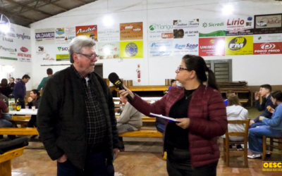 Comunidade da Linha Techio recebe ordem de serviço para pavimentação asfáltica