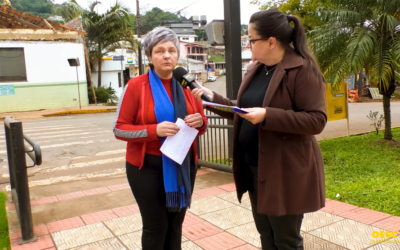 CAPS de Palmitos realiza blitz educativa “Todos Contra as Drogas”.