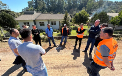 DEPUTADO E PRESIDENTE DA ALESC MAURO DE NADAL FAZ VISTORIA DE OBRAS NO OESTE CATARINENSE