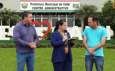 EDER PICOLI E LEONARDO GALLON FALAM SOBRE REELEIÇÃO EM CAIBI