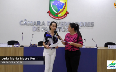 VEREADORA LEDA PERIN DESTACA APROVAÇÃO DE PROJETO PARA REPASSE DE HONORÁRIOS A ADVOGADOS E INCENTIVA DOAÇÕES VIA IMPOSTO DE RENDA