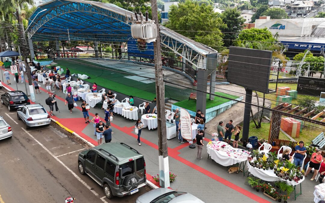 FEIRA LIVRE DE PALMITOS CHEGA À 49ª EDIÇÃO COM VARIEDADE DE PRODUTOS ARTESANAIS E EMPREENDEDORES LOCAIS.