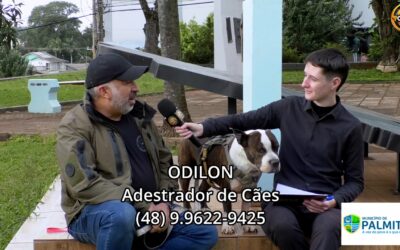 DESTAQUE NA 50ª FEIRA LIVRE DE PALMITOS: ODILON OLIVEIRA CUNHA E O INOVADOR CÃO ARGOS
