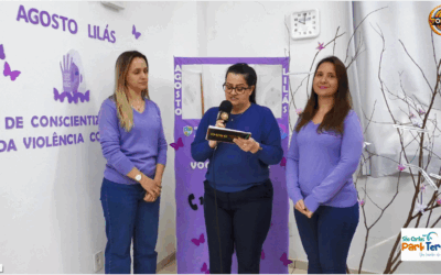 CREAS de Palmitos intensifica campanha “Agosto Lilás” para conscientizar sobre o fim da violência contra a mulher