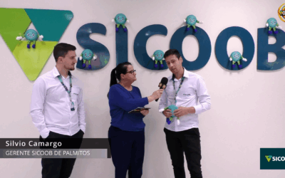 Gerente e Coordenador do Sicoob Oestecredi de Palmitos falam sobre a Campanha “Centavinho” e melhorias da Agência