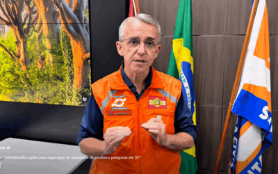 Defesa Civil intensifica ações para segurança no transporte de produtos perigosos em SC