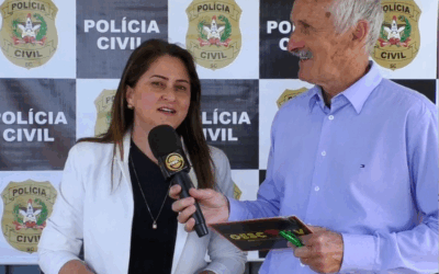 Palmitos Fortalece Segurança com Nova Viatura e Anuncia Projetos em Parceria com a Polícia Civil