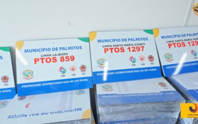 Palmitos lança Projeto GPS Rural para agilizar atendimentos de emergência e fortalecer segurança