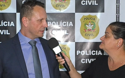 Delegado Regional Joel Specht participa da entrega da reforma da Delegacia de Caibi