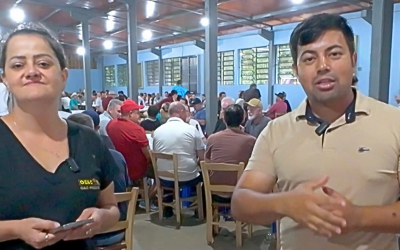 Vereador Kessy destaca leilão em Palmitos e filiação de Mauro de Nadal