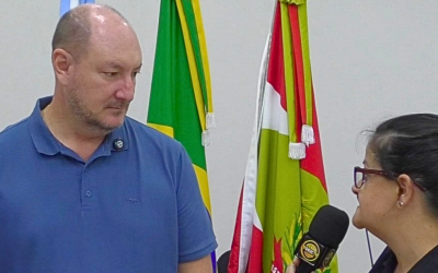 Deputado Mauro de Nadal visita Palmitos, destaca obras concluídas e política