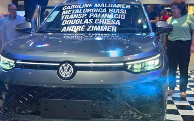 Cristiano Fadani apresenta o Novo Tiguan na concessionária Santapedra