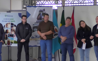 Palmitos: Elcio Demossi detalha obra de revitalização da Praça Carlos Culmey