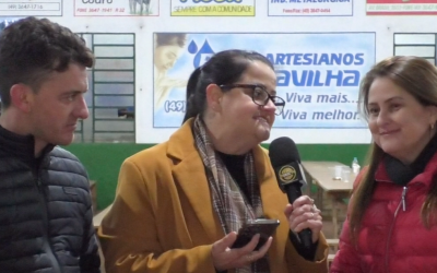 Prefeitos Giovana Giacomolli e Elizandro Mainardi recebem Deputado Estadual Alex Brasil em Palmitos