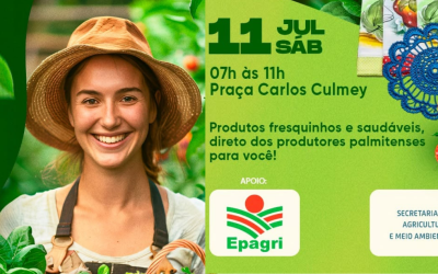 63º Feira Livre na Praça Carlos Culmey: Tradição, Sabor e Produtos Frescos em Palmitos