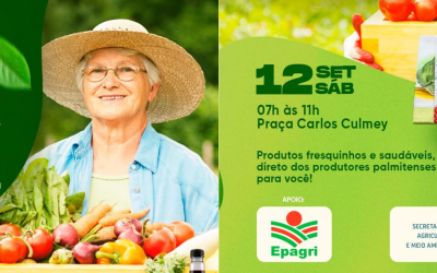 65ª Feira Livre Municipal reúne produtores e comunidade em Palmitos