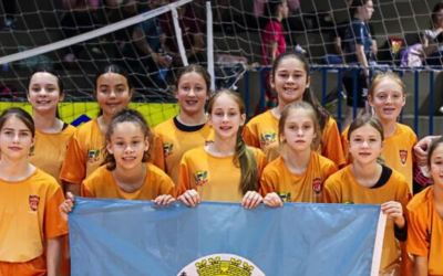 Futsal feminino Sub-12 de Palmitos conquista o vice-campeonato na Liga Catarinense